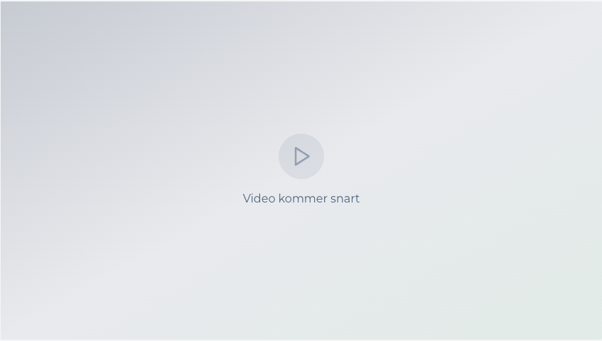 Videoen kommer snart